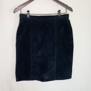 Vintage Leather Mini Skirt